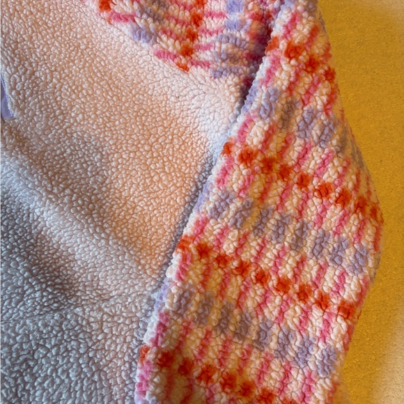 Cat & Jack Pink and Purple Fleece Jacket, Sz 10/12 - Picture 2 of 3